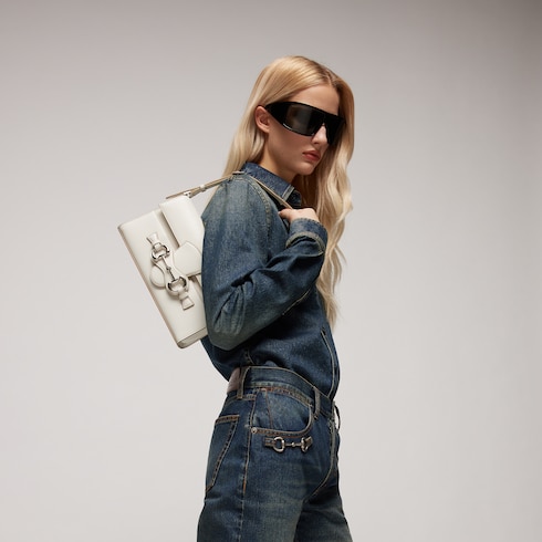 Mittelgroße Horsebit Ristretto Schultertasche