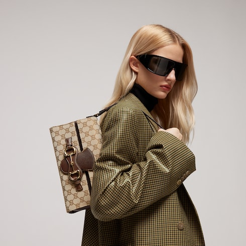 Sac à épaule Horsebit Ristretto moyen format