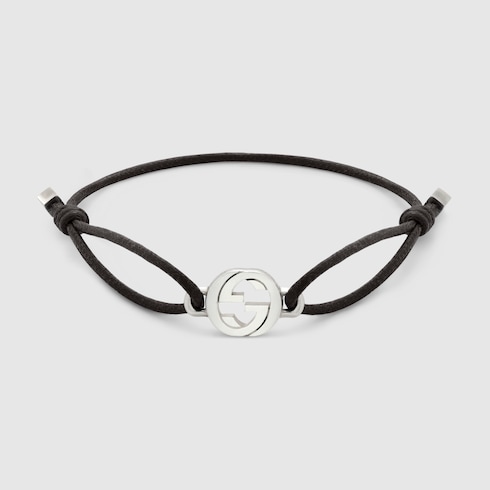 Gucci Interlocking系列绳状手链