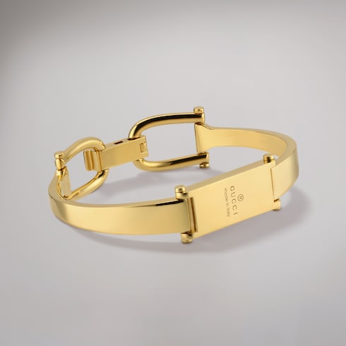 Pulsera rígida con motivo de estribo