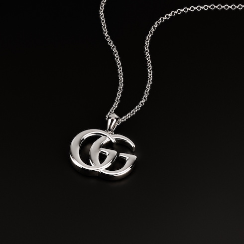 Collana con pendente GG Marmont