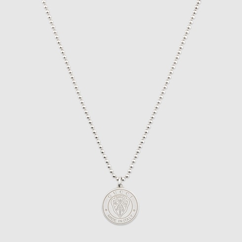 グッチ クレスト〕ペンダント ネックレス ・スターリングシルバー