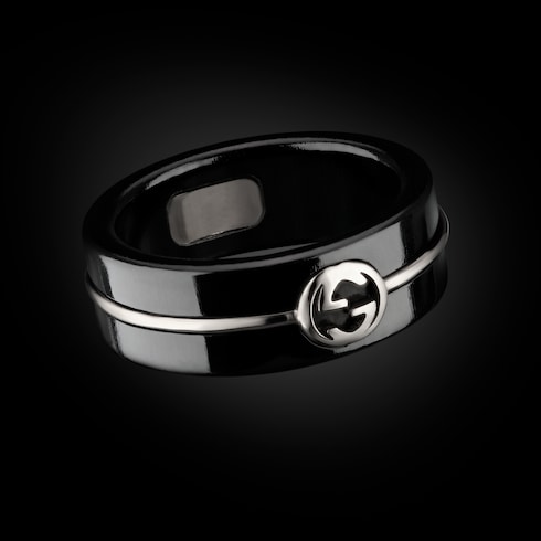 Gucci Interlocking系列刚玉戒指