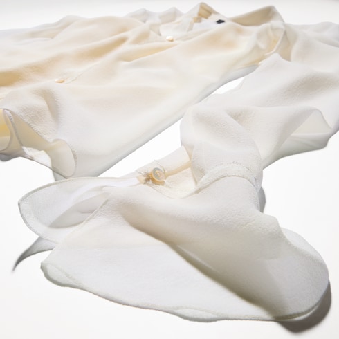 Camicia in georgette di seta leggera