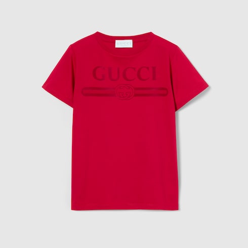 T-shirt bambino in cotone con stampa