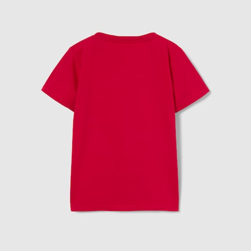 Camiseta infantil de algodón con estampado