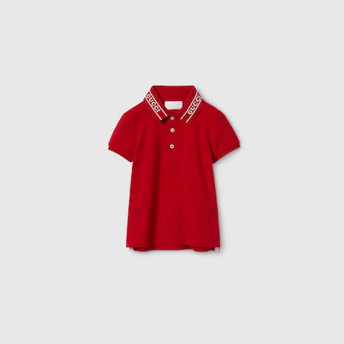 Baby cotton polo shirt