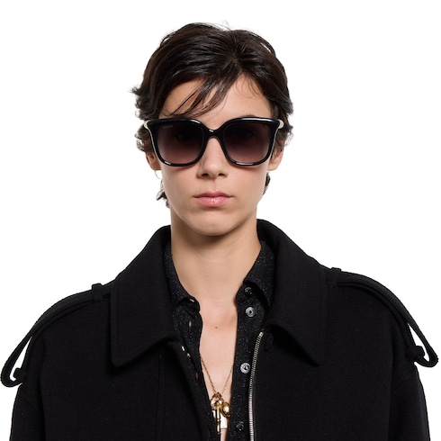 Sonnenbrille mit eckigem Rahmen