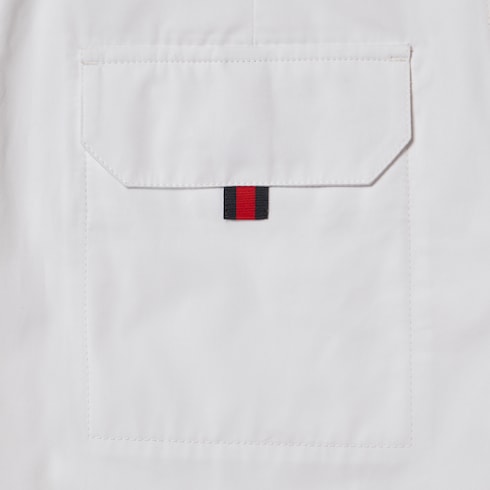 Cotton poplin pants with Web