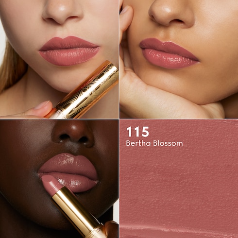 115 Bertha Blossom, Rouge à Lèvres Satin Lippenstift