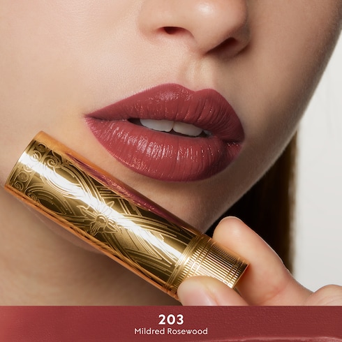 203 Mildred Rosewood, Rouge à Lèvres Satin Lippenstift