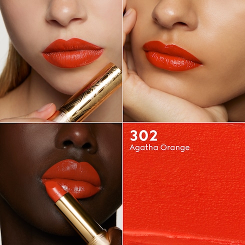 302 Agatha Orange, Rouge à Lèvres Satin