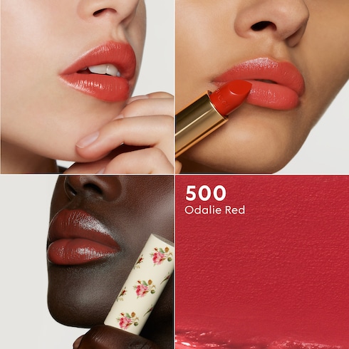 500 Odalie Red, Rouge à Lèvres Voile Lippenstift