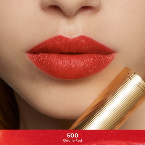 500 Odalie Red, Rouge à Lèvres Mat Lipstick