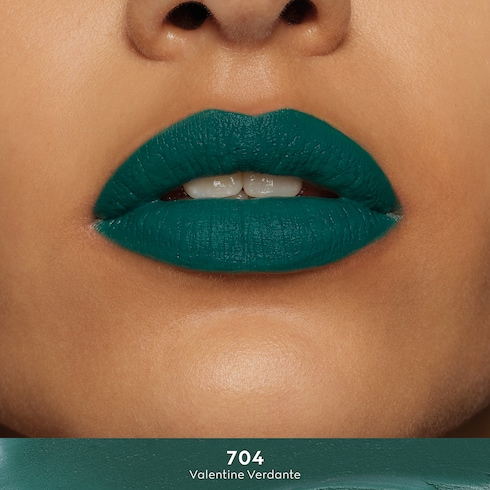 704 Valentine Verdante, Rouge à Lèvres Mat Lipstick