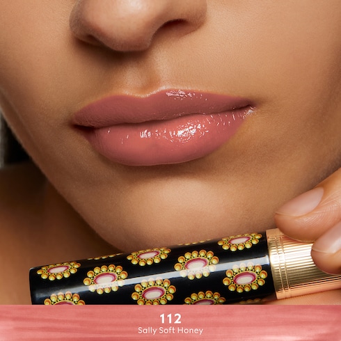 112 Sally Soft Honey, rossetto Rouge De Beauté Brillant