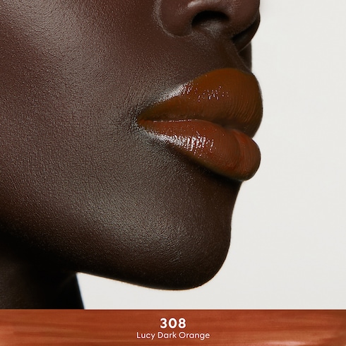 古驰倾色琉光唇膏308露西绯橘