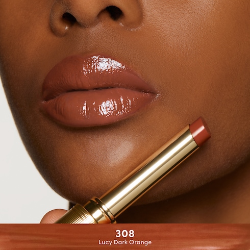 古驰倾色琉光唇膏308露西绯橘