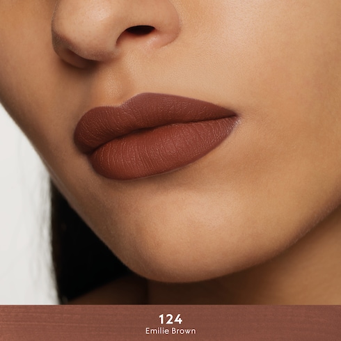 124 Emilie Brown, губная помада Rouge à Lèvres Liquide Mat