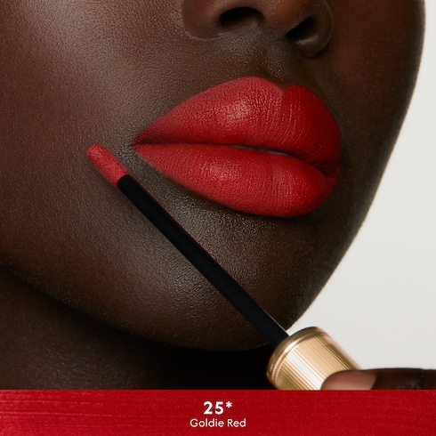 Rossetto Rouge à Lèvres Liquide Mat, 25* Goldie Red (Rosso Gucci)