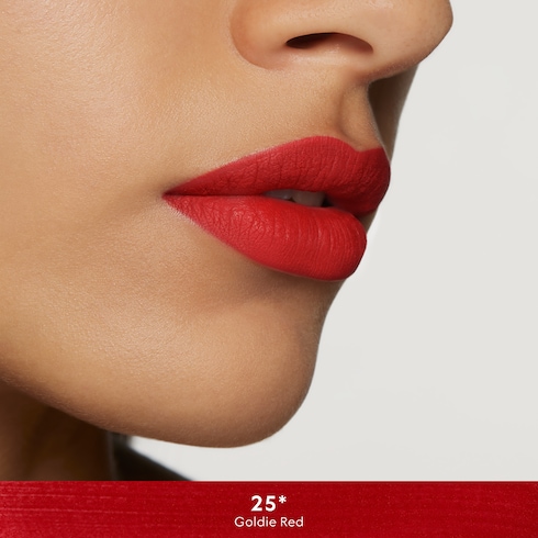 25* Goldie Red, Rouge à Lèvres Liquide Mat
