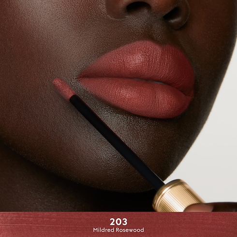 203 ​Mildred ​Rosewood, губная помада Rouge à Lèvres Liquide Mat