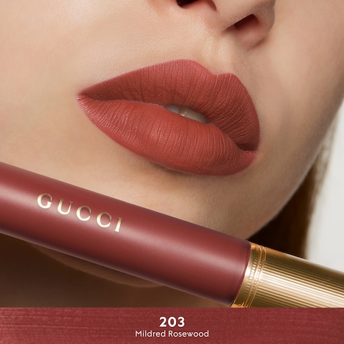 203 Mildred Rosewood, Rouge à Lèvres Liquide Mat