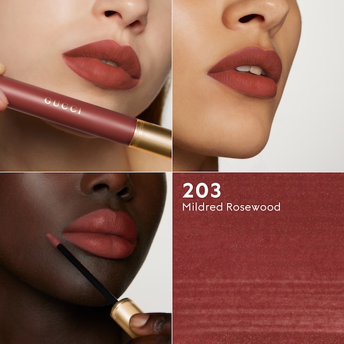 Rossetto Rouge à Lèvres Liquide Mat, 203 Mildred Rosewood