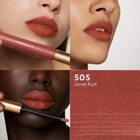 Barra de labios Rouge à Lèvres Liquide Mat, 505​Janet Rust
