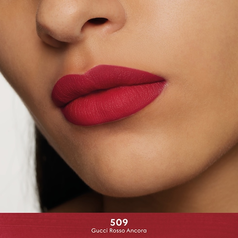 古驰倾色绒雾唇釉 509古驰安可拉红