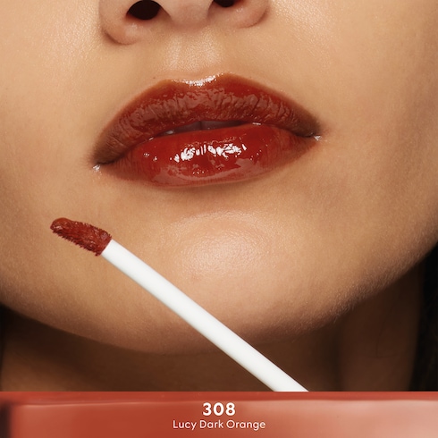 308 'Lucy Dark Orange'，Gucci Glow 水油双效唇颊润色