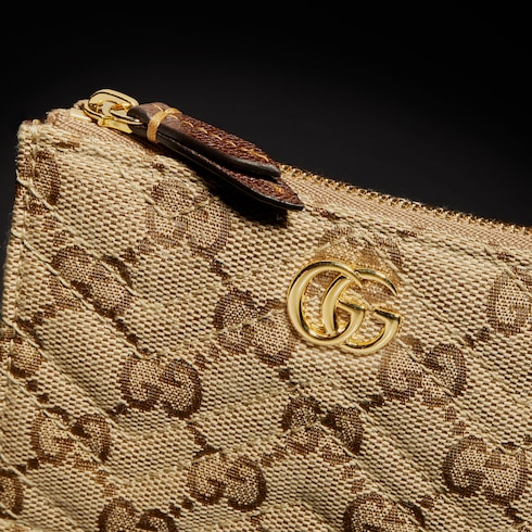 Bolsa Para Llaves con Zipper GG Marmont