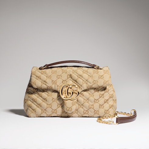 حقيبة كتف جي جي مارمونت من الجلد المبطن