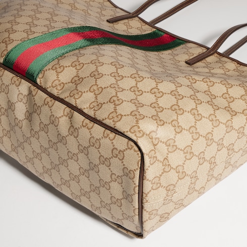 Gucci Tribeca系列大号托特包