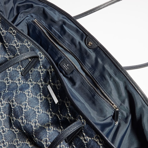 Gucci Tribeca系列大号托特包