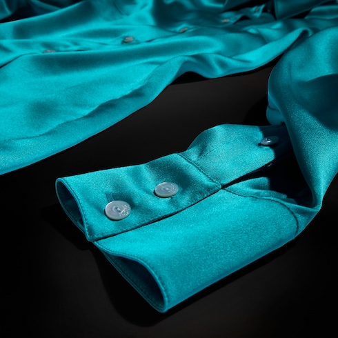 Chemise en satin de soie