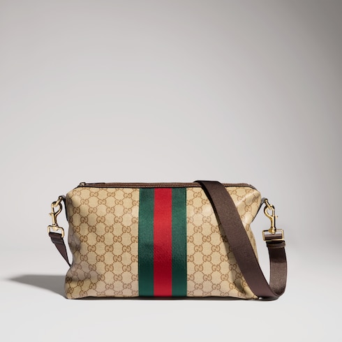 GG crossbody bag with Web