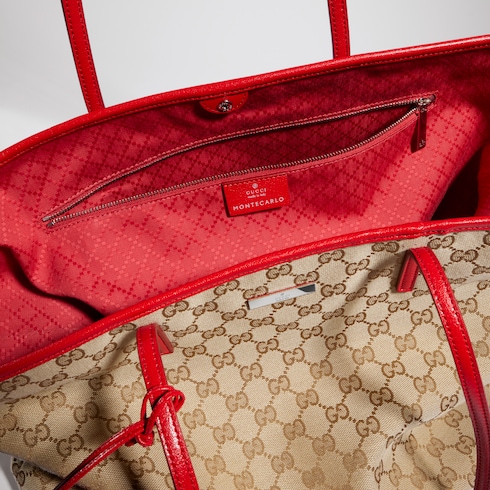 Gucci Tribeca系列大号托特包