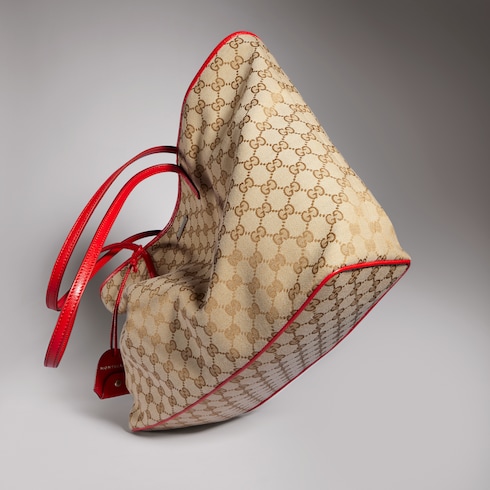 Gucci Tribeca系列大号托特包