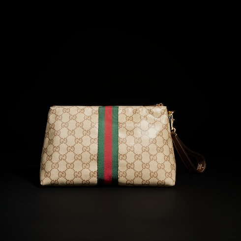 饰Web织带GG手拿包