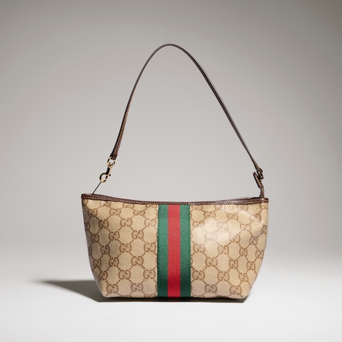 マヤ【美品】GUCCI ボディバッグ ウエストポーチ GG キャンバス GUCCI（グッチ） 【超美品】グッチ GG柄 GGキャンバス ボディバッグ
