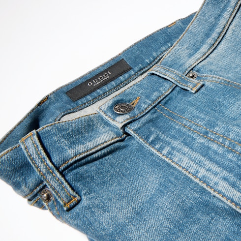 Pantalón de denim de algodón stretch