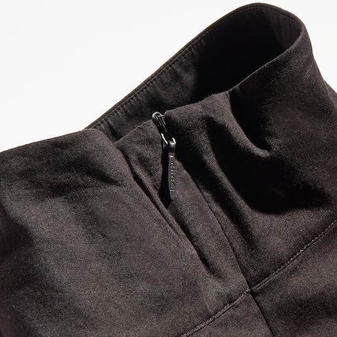 Col roulé en popeline de coton