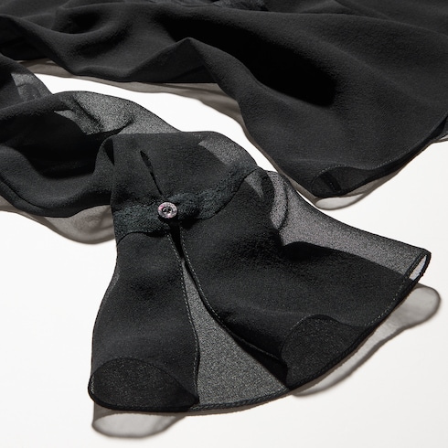 Camicia in georgette di seta leggera