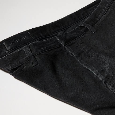 Pantalones de denim de algodón elástico