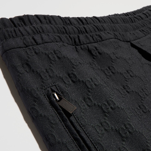 Pantalones deportivos de jersey jacquard con GG