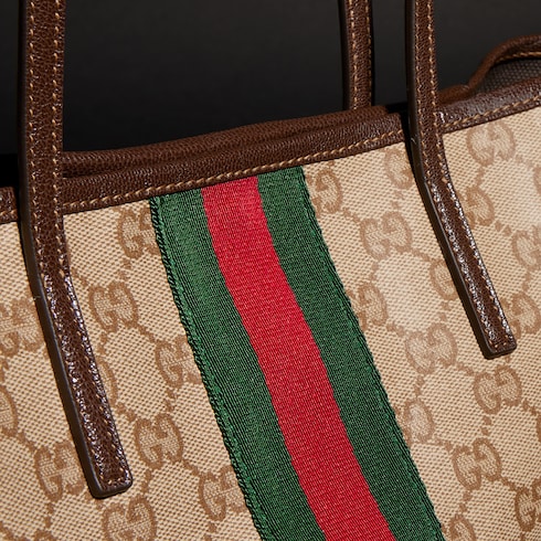 Gucci Tribeca系列小号托特包