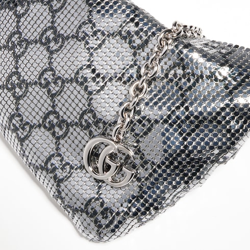 Sac de soirée métallique avec charm