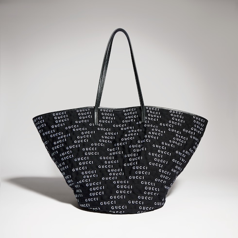 Maxi woven tote bag