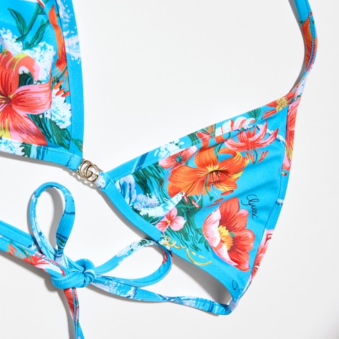Bikini in jersey stretch stampato